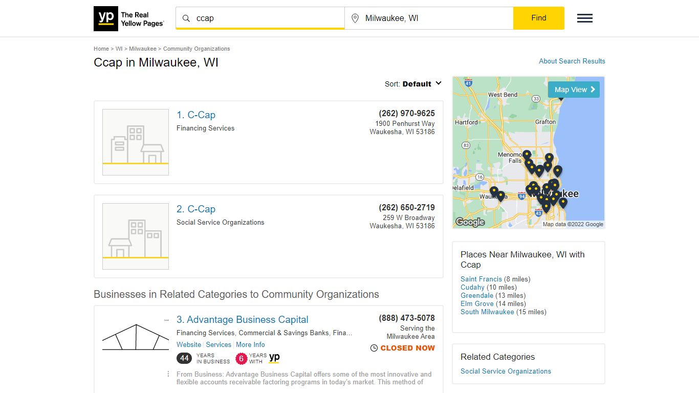 Ccap in Milwaukee, WI with Reviews - YP.com - Yellow Pages